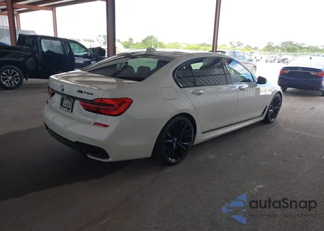 2019 BMW 740 I из США, поврежденный, VIN WBA7E2C5XKB217093